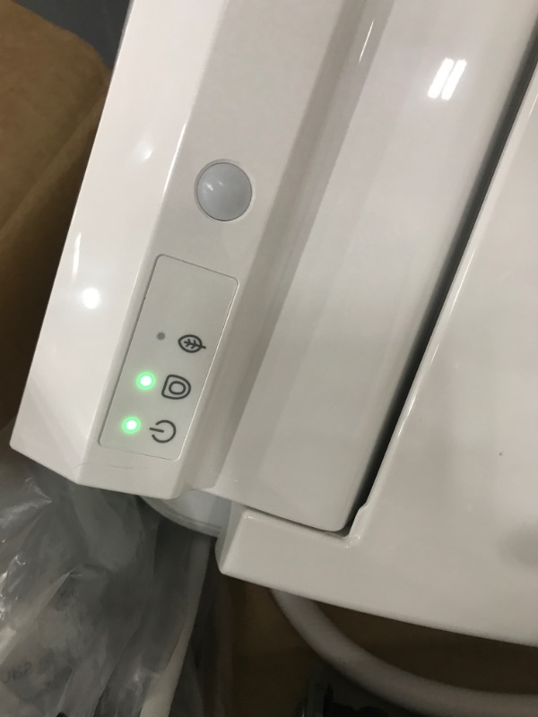 Photo 3 of * DAMAGED LID * TOTO SW3036#01 K300 Electronic Bidet Toilet Cleansing, Instantaneous Water, PREMIST, Deodorizer, Warm Air Dryer, and Heated Seat, Elongated, Cotton White Cotton White Self-Cleaning Wand Toilet Seat