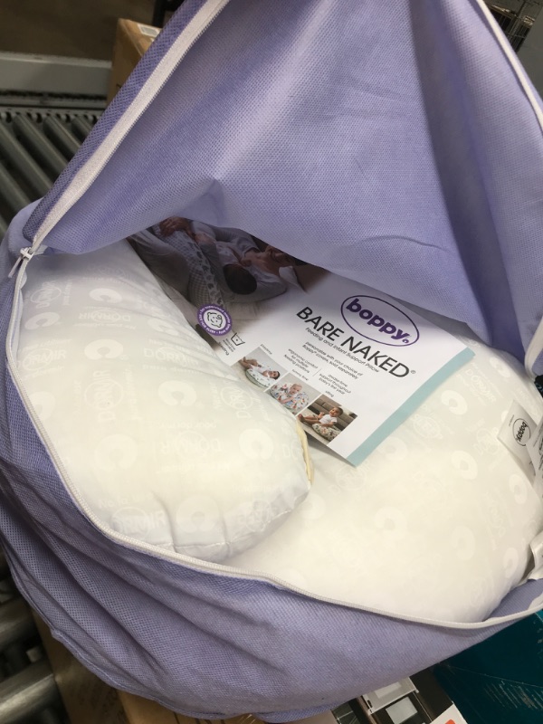 Photo 1 of Boppy Nursing Pillow – Bare Naked Breastfeeding and Bottle Feeding, Propping Baby, Tummy Time, Sitting Support Pillow Only

