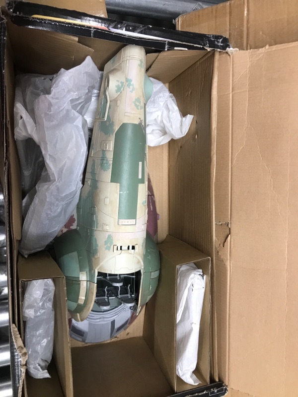 Photo 2 of *** BOXED OPENED FOR INSPECTION*** Star Wars SW VIN Boba Fett Starship