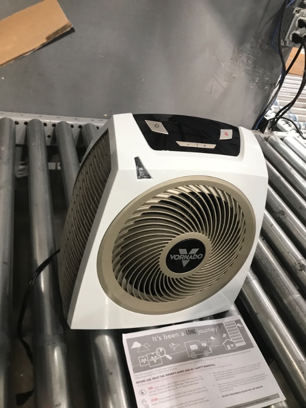 Photo 2 of **FOR PARTS**  Vornado AVH10 Vortex Heater with Auto Climate Control, 2 Heat Settings, Fan Only Option, Digital Display, Advanced Safety Features, Whole Room, White AVH10 — Auto Climate Heater