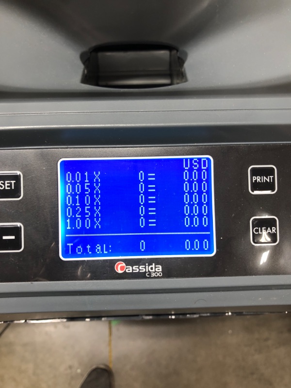 Photo 3 of **SEE NOTES**
Cassida C300 Professional USD Coin Counter, Sorter and Wrapper/Roller | 35% Faster Wrapping Coins with Quickload Technology | 300 Coins/Minute | Printing-Compatible | Includes 5 Wrapper Sets