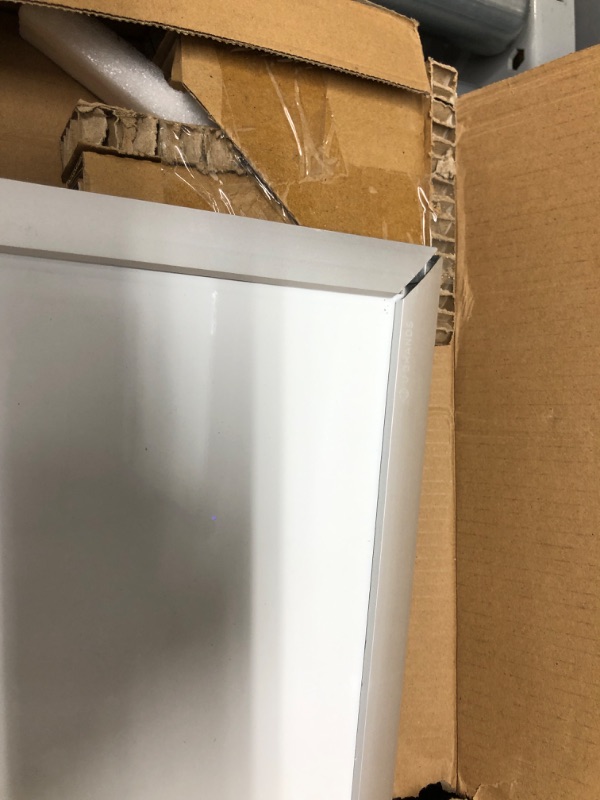 Photo 1 of U Brands Basics Magnetic Dry Erase Whiteboard, 35" x 23", Silver Aluminum Frame