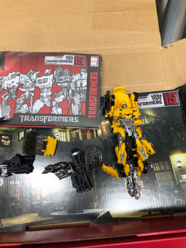 Photo 2 of ***BUMBLEBEE, IRONHIDE, AND JAZZ ONLY*** Transformers Toys Studio Series Transformers Movie 1 15th Anniversary Multipack with 5 Action Figures - Ages 8 and Up (Amazon Exclusive)