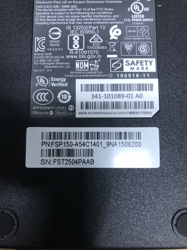 Photo 3 of Cisco Catalyst 1000-8FP-E-2G-L Network Switch, 8 Gigabit Ethernet PoE+ Ports, 120W PoE Budget, 2 1G SFP/RJ-45 Combo Ports, Fanless Operation, Enhanced Limited (C1000-8FP-E-2G-L)