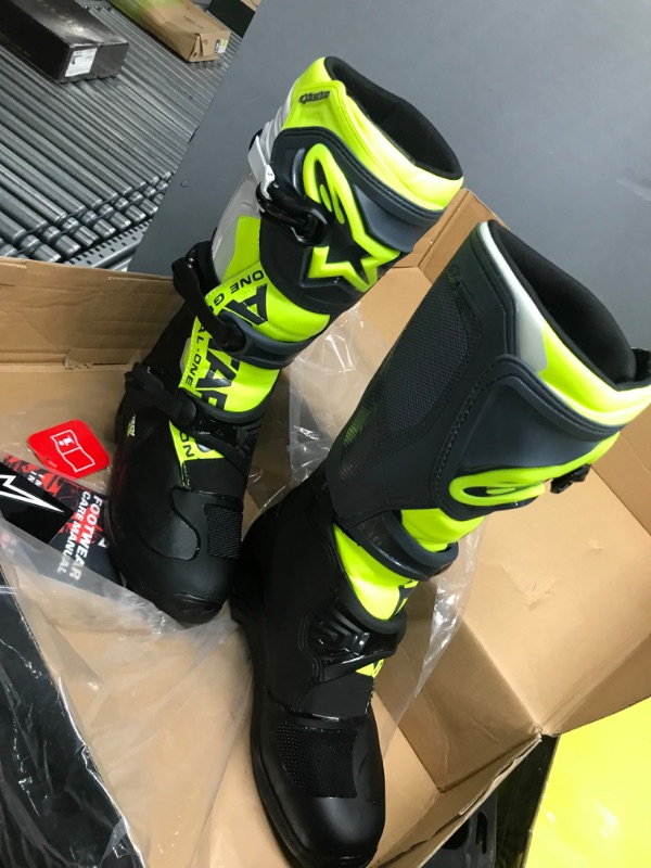 Photo 2 of Alpinestars Tech 3 Boots Blk/Cool Grey/Ylw/Fluo (Size 8) (2013018-1055-8)
