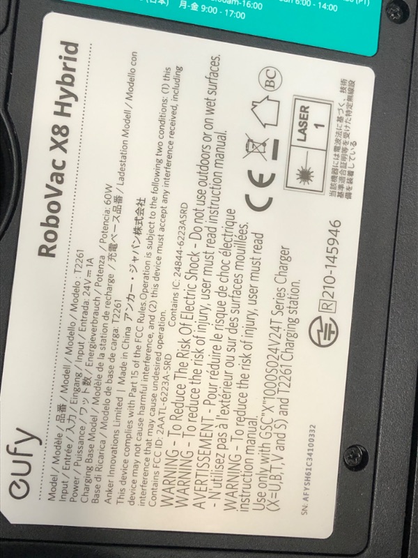 Photo 5 of eufy by Anker, RoboVac X8 Hybrid, Robot Vacuum and Mop Cleaner with iPath Laser Navigation, Twin-Turbine Technology generates 2000Pa x2 Suction, AI. Map 2.0 Technology, Wi-Fi, Perfect for Pet Owner
