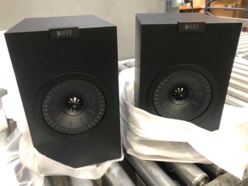 Photo 3 of KEF Q150B Q150 Bookshelf Speakers (Pair, Black) Black Speakers