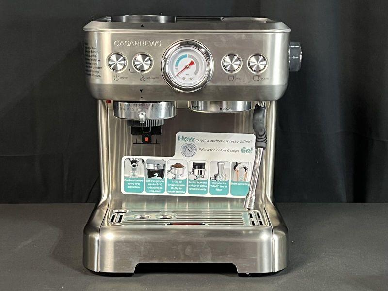 Photo 1 of ** TESTED - POWERS ON ** Casabrews 5700GENSE All-in-One Espresso Coffee Machine W/ Auto Grinding Open Box
