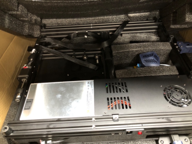 Photo 1 of **SEE NOTES** Anycubic Kobra Max 3D Printer, Smart Auto Leveling with Self-Developed ANYCUBIC LeviQ Leveling and Filament Run-Out Detection, Large Build Size 17.7" x 15.7" x 15.7"