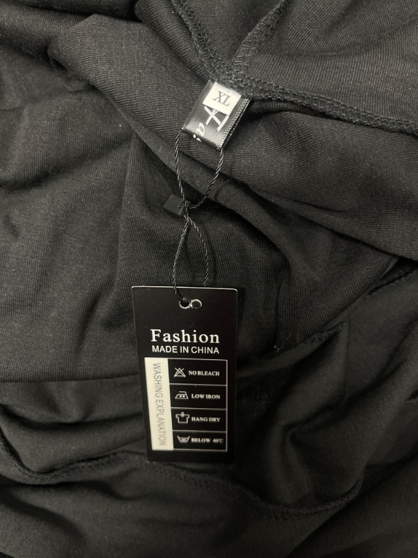 Photo 1 of RAGEMALL Mens Long Cardigan Open Front Draped Lightweight Hooded Sweater with Pockets