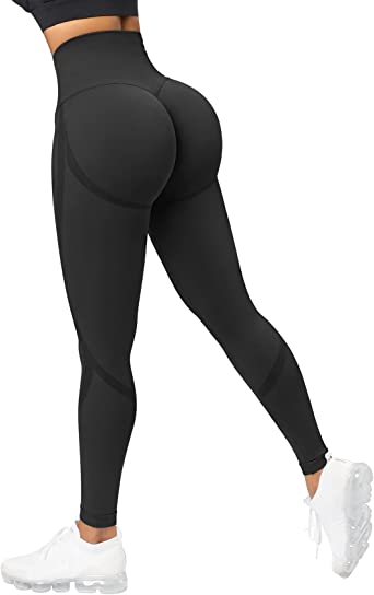 Photo 1 of KUNISUIT Women Seamless Butt Lifting Leggings High Waist Workout Counter Yoga Pants