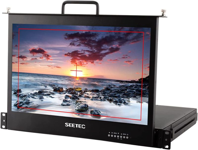 Photo 1 of *incomplete* SEETEC SC173-HD-56 17.3 Inch 1RU Pull Out Rack Mount Monitor Full HD 1920x1080
