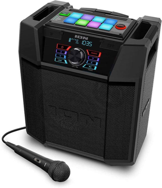 Photo 1 of ***PARTS ONLY*** ION Explorer FX High-Power Bluetooth Speaker with Sound Effects IPX4 Water-Resistant (Renewed)
