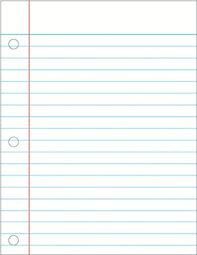 Photo 1 of Carson Dellosa Notebook Paper Chart (114044)
