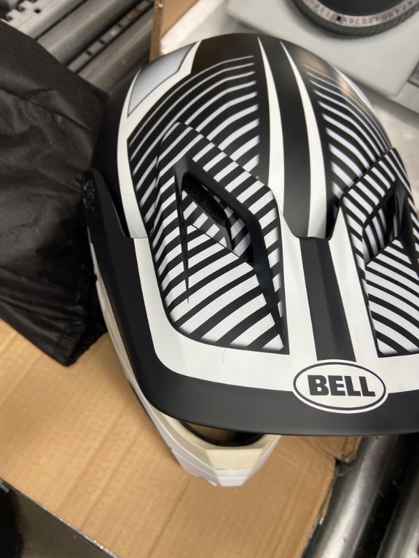 Photo 3 of BELL Super Air R MIPS Adult Mountain Bike Helmet-XL -MATTE BLACK AND WHITE 