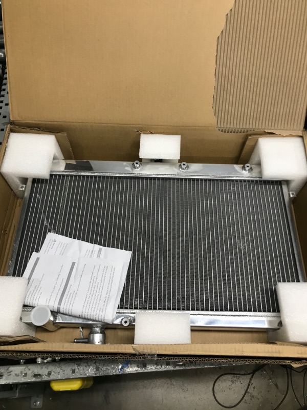 Photo 2 of AUTOSAVER88 Full Aluminum Radiator Compatible with 1990-1998 Mazda Miata MX-5 1.8L L4 2 row