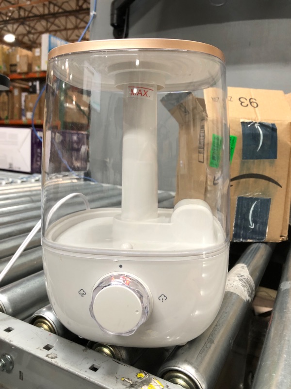 Photo 1 of 3.5L Cool Mist Humidifiers for Bedroom Large Room,Top Fill Ultrasonic Air Humidifier 23dB Whisper Quiet for Baby Kids Waterless Auto-Off Home Office,29 Hours Air Vaporizer Humidifier with 2 Mist Model