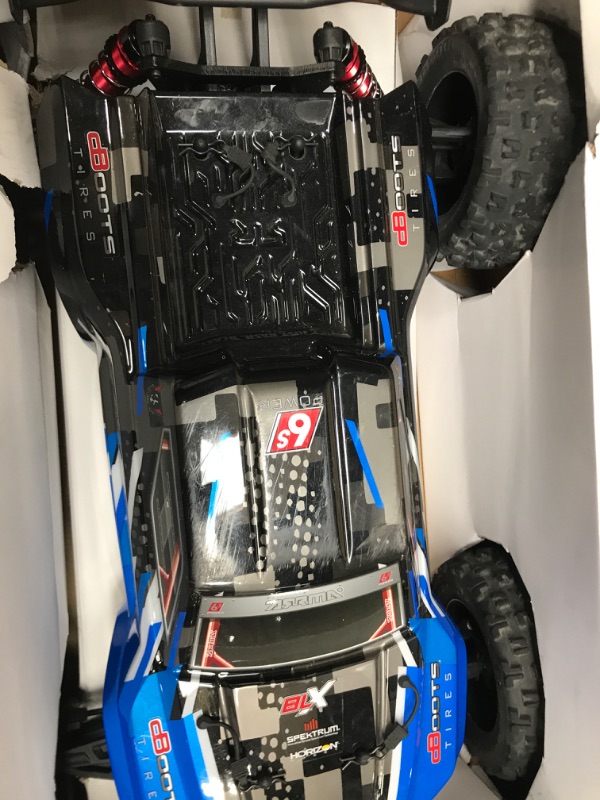 Photo 2 of ARRMA RC Truck 1/8 KRATON 6S V5 4WD BLX Speed Monster Truck with Spektrum Firma RTR, Blue, ARA8608V5T2LPNPMOI8382921
