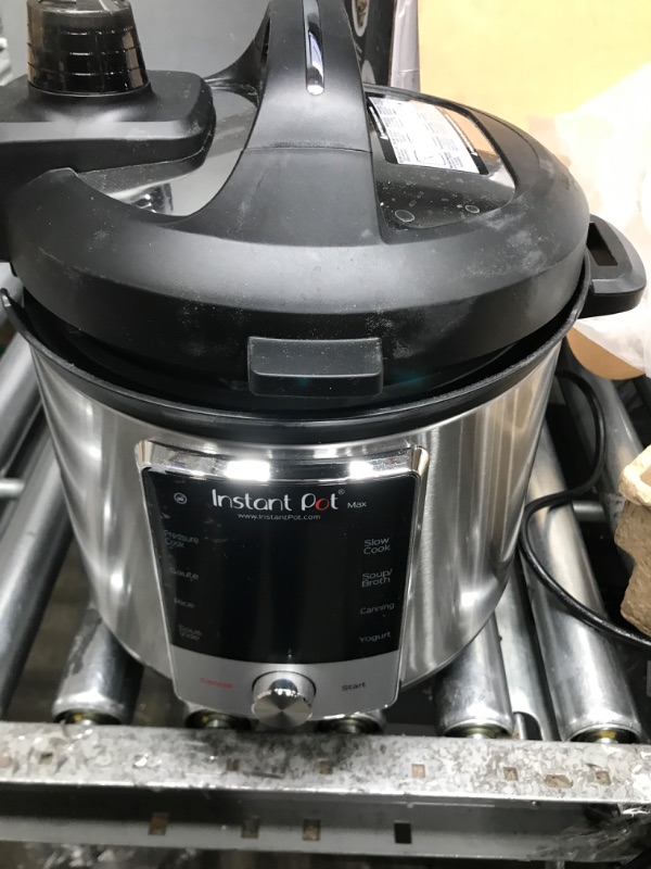 Photo 3 of **SEE NOTES**
Instant Pot Max 6 Quart Multi-use Electric Pressure Cooker with 15psi Pressure Cooking, Sous Vide, Auto Steam Release Control and Touch Screen 6QT Max