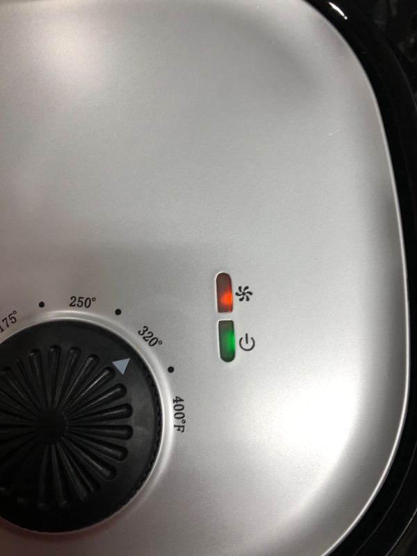 Photo 1 of Chefman 6.5 Quart Air Fryer Oven with Space Saving Flat Basket, Oil Free Hot Airfryer with 60 Minute Timer & Auto Shut Off, Dishwasher Safe Parts, BPA-Free, Family Size, X-Large, Black