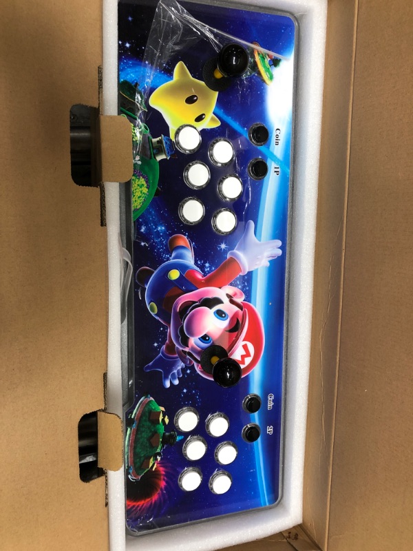 Photo 3 of FVBADE [10600 Games in 1 Pandora Box Arcade Game Console Compatible PC & Projector & TV ,3D Games 1-4 Players Double Joystick Favorite List Game Category Save/Search/Hide/Pause/Delete Games.