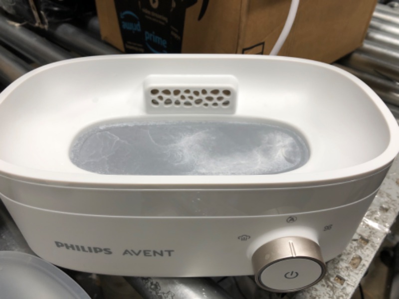 Photo 3 of *** POWERS ON *** Philips AVENT Premium Baby Bottle Sterilizer with Dryer, SCF293/00 Electric Sterilizer With dryer