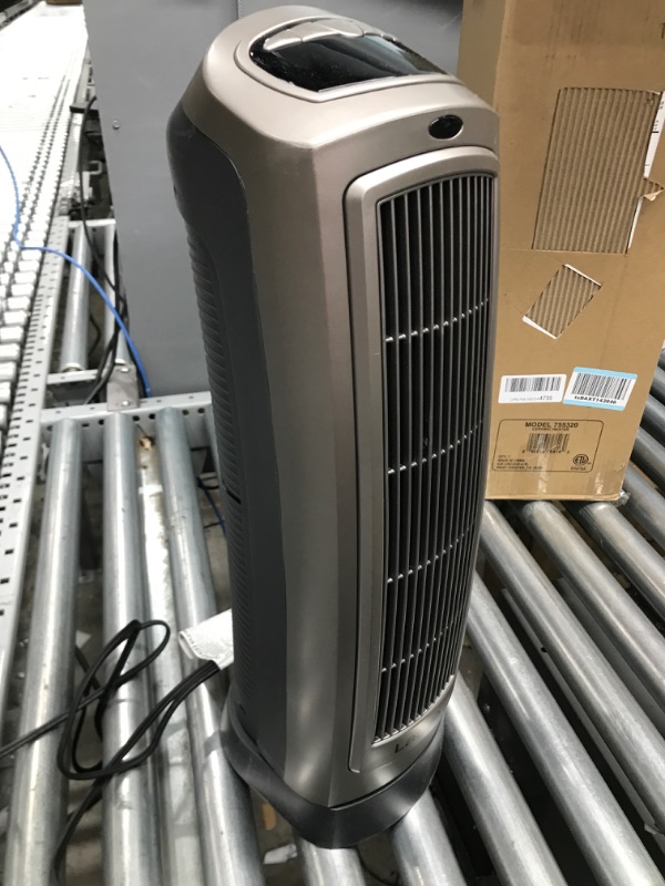 Photo 3 of Lasko 1500W Digital Ceramic Space Heater with Remote, 755320, Silver