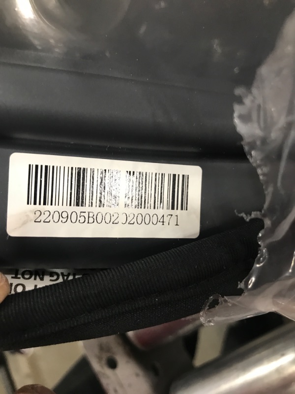 Photo 1 of Chicco GoFit ClearTex Backless Booster Car Seat - Shadow | Black Shadow GoFit with ClearTex No Chemicals
