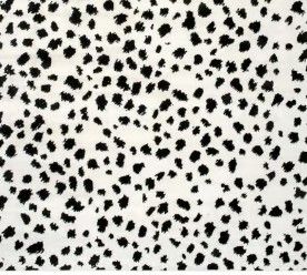 Photo 1 of 5-7" x 9' ECRK15A Black Spotted Beige Rug