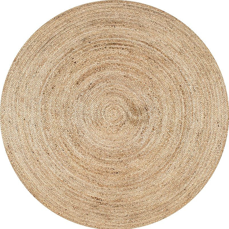 Photo 1 of 
nuLOOM Rigo Hand woven Farmhouse Jute Area Rug
Size:4' Round
Color:Natural