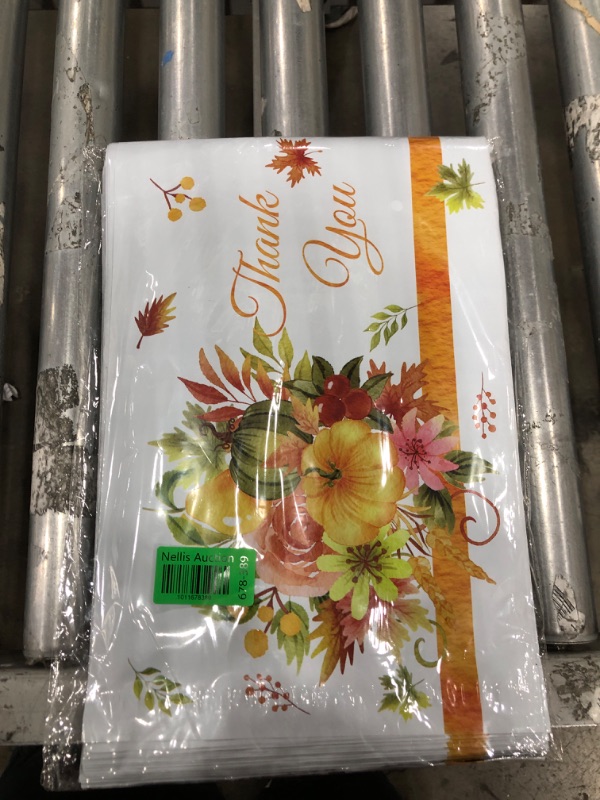 Photo 2 of Thanksgiving Poly Mailers Fall Pumpkin Shipping Bags Fall Autumn Leaves Flowers Shipping Envelopes 10” x 13” 100 Pack