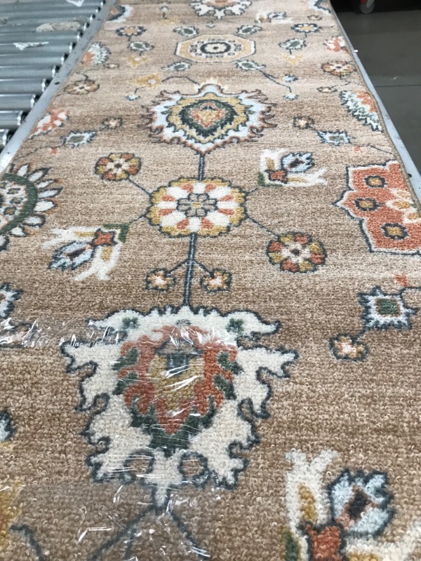 Photo 2 of 
Maples Rugs Fleur Contemporary Motif Kitchen Rugs Non Skid Accent Area Carpet [Made in USA], Neutral/Multi, 2' x 6'
Color:Neutral/Multi
Pattern Name:Fleur