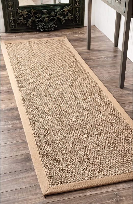 Photo 1 of 
nuLOOM Elijah Farmhouse Seagrass Area Rug
Size:2' 6" x 8'
Color:Beige