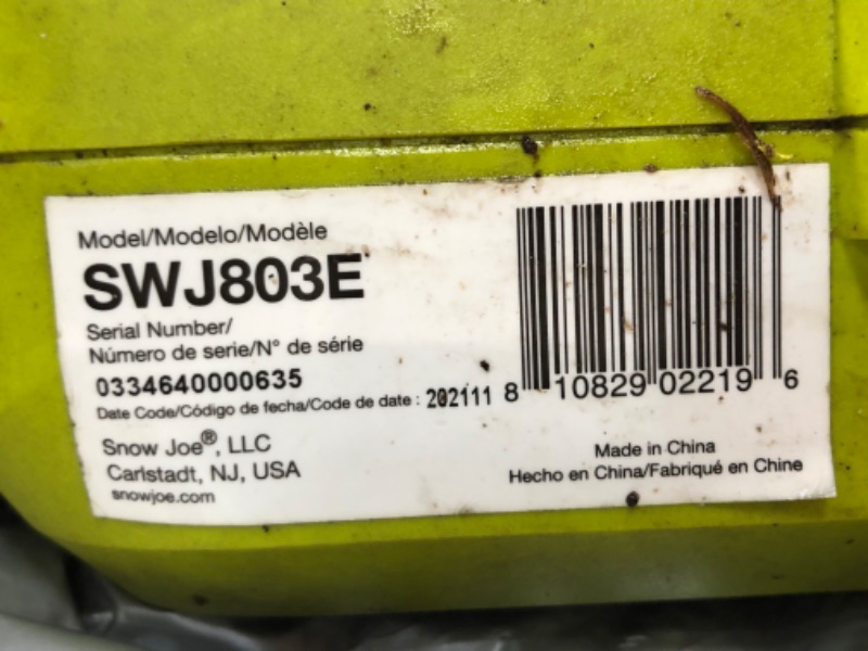 Photo 3 of **INCOMPLETE**Sun Joe Electric Pole Chain Saw, 10", Green
**MISSING SAW COMPONENT**