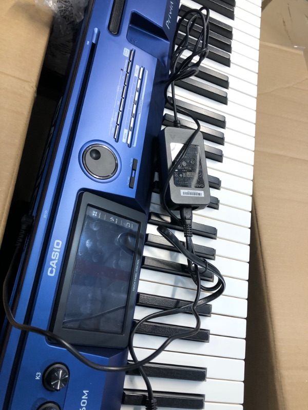 Photo 3 of **DOES NOT POWER ON, NOT FUNCTIONAL**Casio PX560BE 88-Key Digital Stage Piano, Blue, Digital Piano Blue Digital Piano