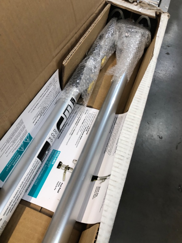 Photo 4 of **used item**
Trimaco 54732 Heavy Duty E-Z Up 12ft. Dust Containment Pole, 2 Pack, Silver/Black, 24 Foot 12' Heavy Duty Dust Containment Poles