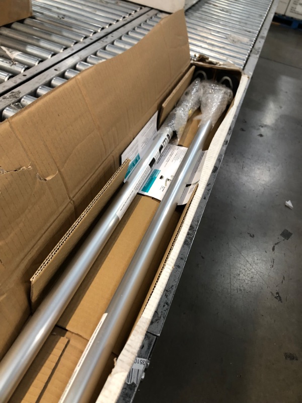 Photo 7 of **used item**
Trimaco 54732 Heavy Duty E-Z Up 12ft. Dust Containment Pole, 2 Pack, Silver/Black, 24 Foot 12' Heavy Duty Dust Containment Poles