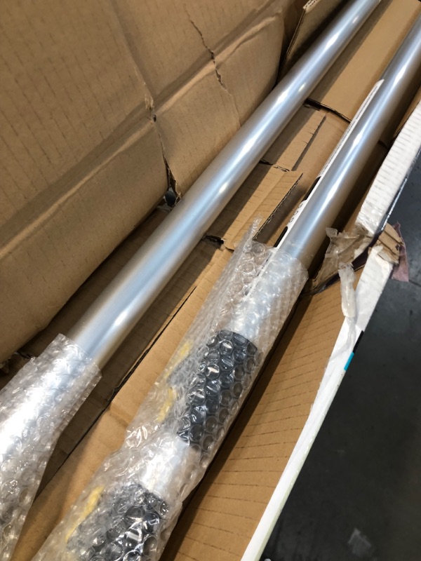 Photo 5 of **used item**
Trimaco 54732 Heavy Duty E-Z Up 12ft. Dust Containment Pole, 2 Pack, Silver/Black, 24 Foot 12' Heavy Duty Dust Containment Poles