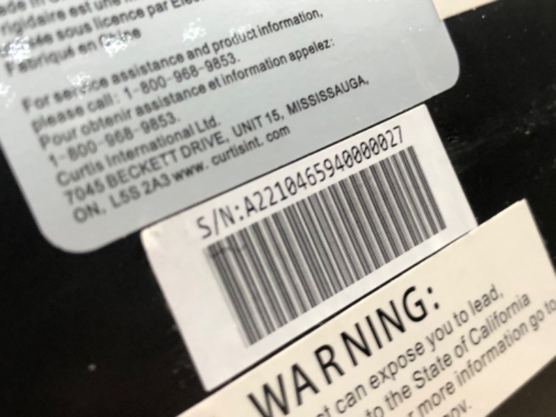 Photo 6 of **used item, & major damage underneath, does not stand correctly**
Frigidaire EFWC519 Stainless Steel Water Cooler/Dispenser, standard, Stainless Stainless TOP-LOAD Cooler