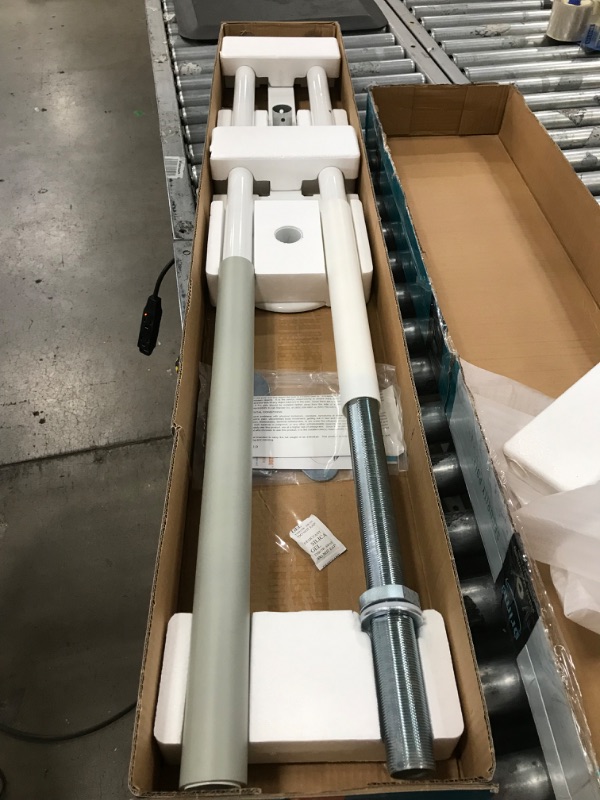 Photo 2 of 
Stander Security Pole, Floor to Ceiling Transfer Pole, Elderly Grab Bar and Bathroom Rail with Padded Handle, Iceberg White
Color:Iceberg White