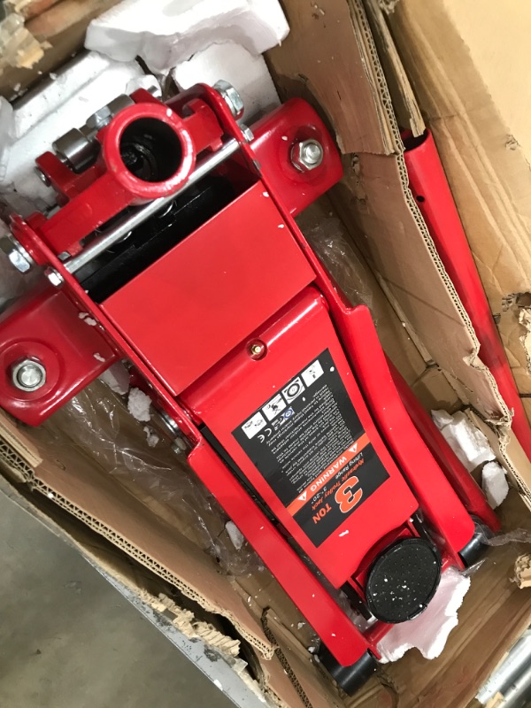 Photo 2 of **MINOR SCUFF** DNA MOTORING TOOLS-00235 Low Profile Hydraulic Trolley Service/Floor Jack, 3 Ton (6000 lbs) Capacity, Lifting Range 3"-20"