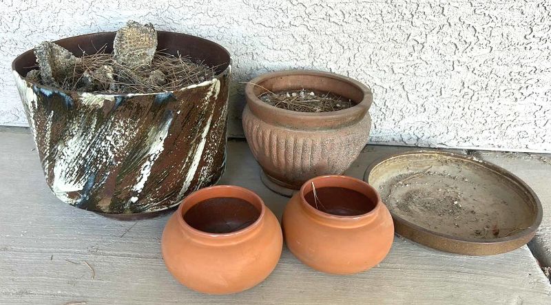 Photo 1 of OUTDOOR POTTERY LARGEST 11” x 8 1/2