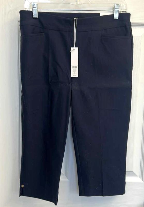 Photo 1 of NEW CHICOS SO SLIMMING WOMENS CROP NAVY PANTS SIZE 0 $69.50