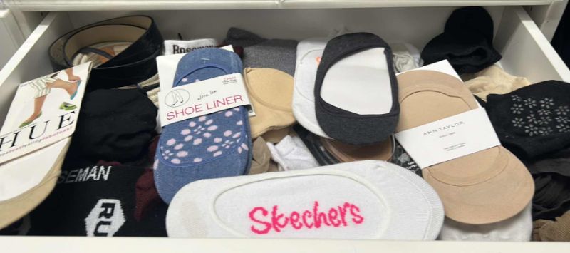 Photo 1 of CONTENTS OF SOCK DRAWER