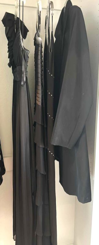 Photo 1 of 3 WOMENS FLOOR LENGTH BLACK FORMAL DRESSES AND JACKET