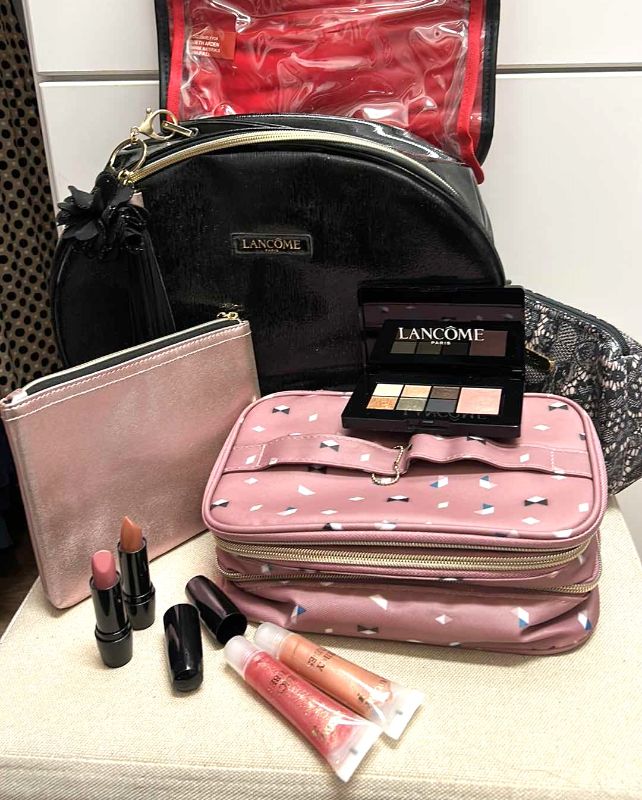 Photo 1 of MAKEUP BAGS AND COSMETICS