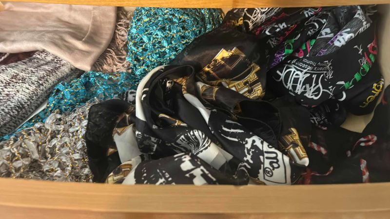 Photo 1 of DRAWER WITH CONTENTS - SCARVES AND MORE