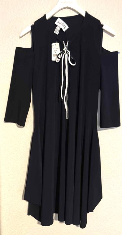 Photo 1 of NEW NAVY COLD SHOULDER DRESS $163.49