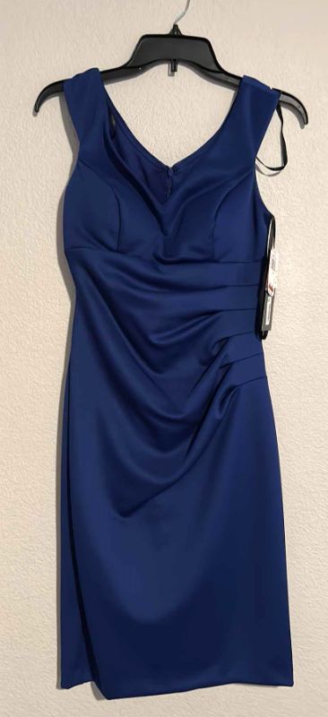 Photo 1 of NEW BLUE COCKTAIL DRESS SIZE 4 ORIG $159