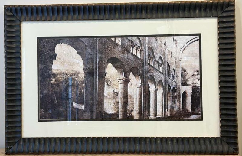 Photo 4 of WALL DECOR - ITALIAN ARCHITECTURE FRAMED ARTWORK 54” x 36